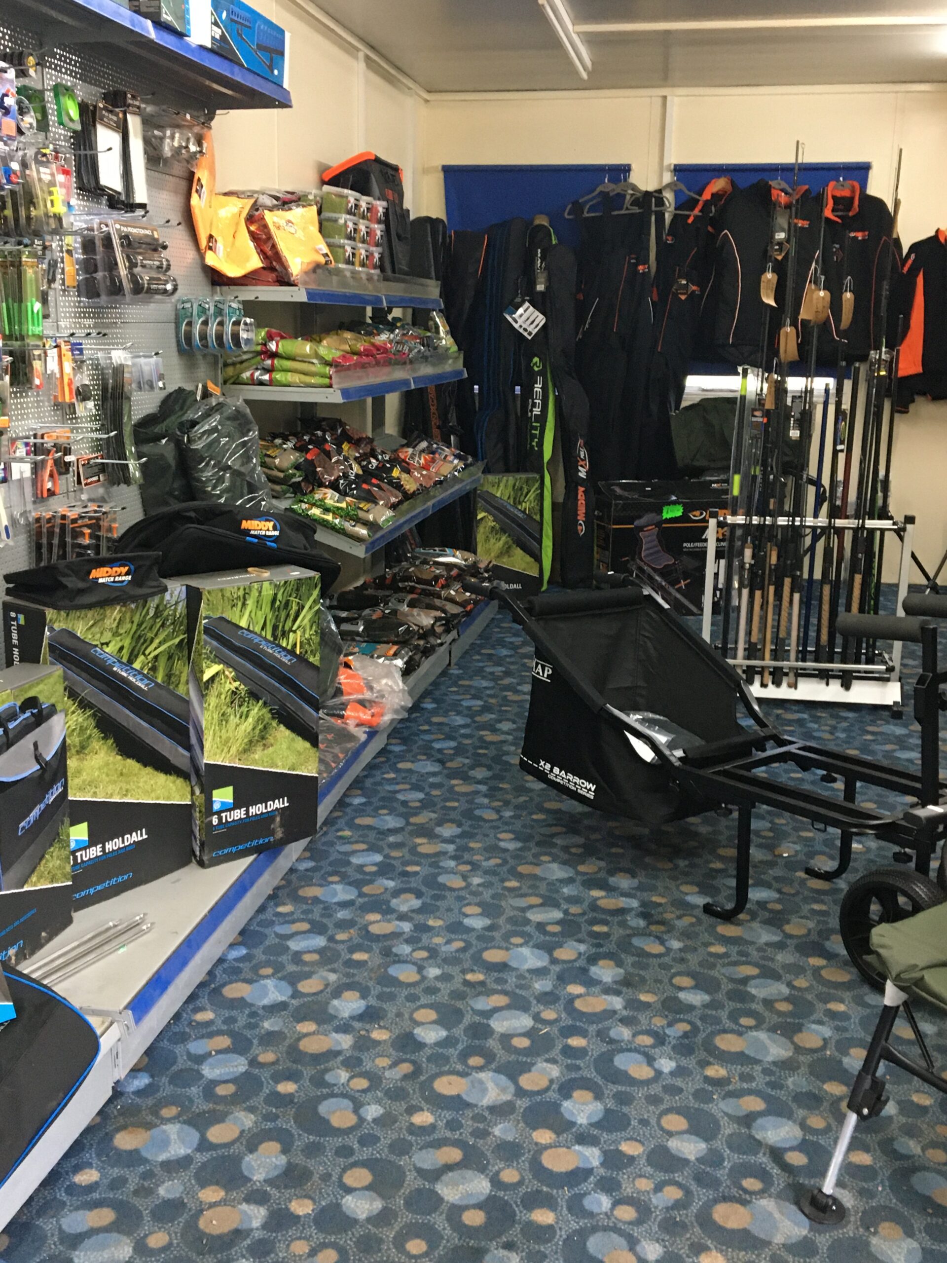Fishing Tackle Shop in Nottinghamshire at Janson Fishery.