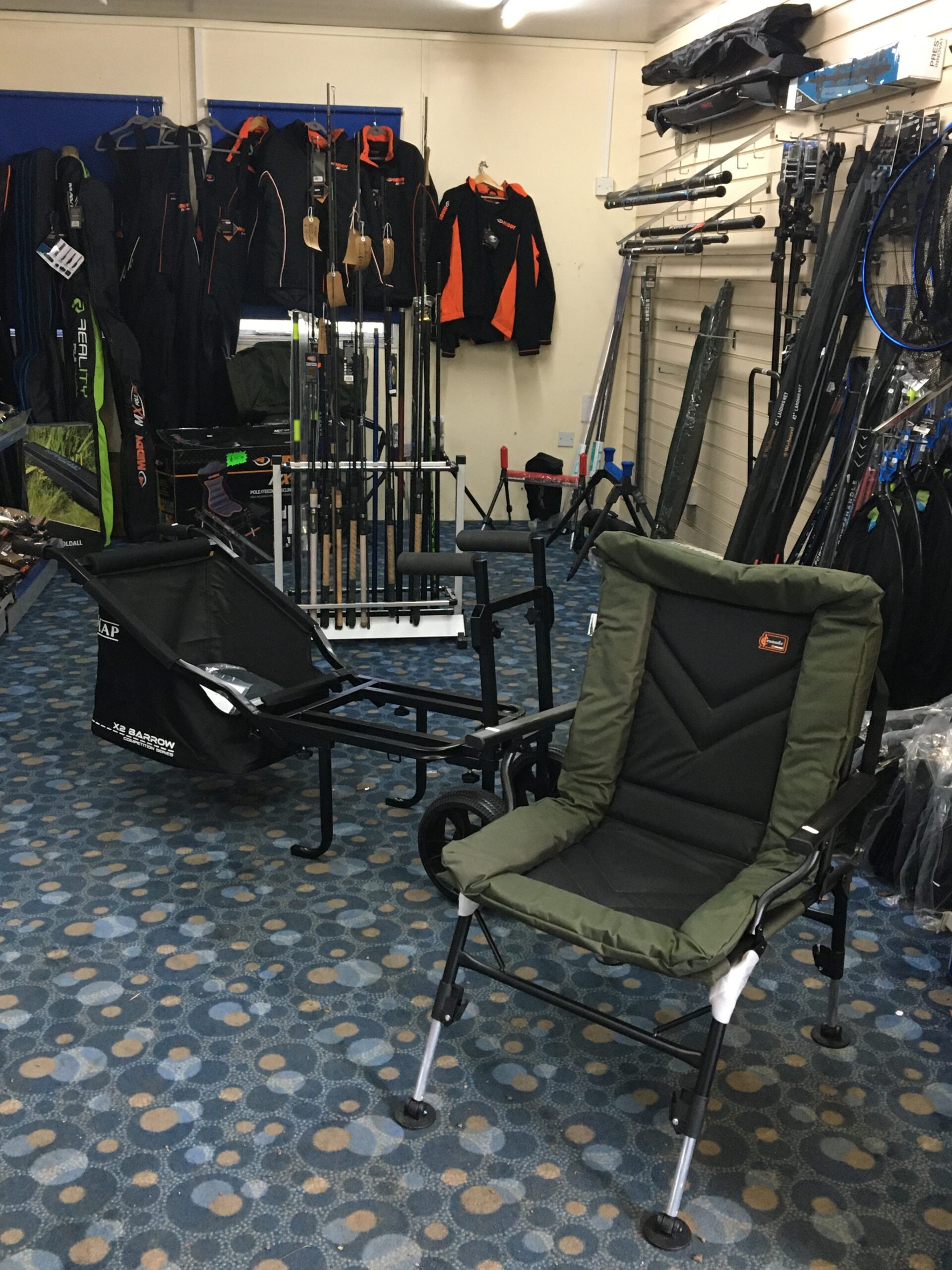 Fishing Tackle Shop in Nottinghamshire at Janson Fishery.